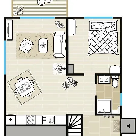 Ferienblockhaus 'am Kunstberg' Apartment